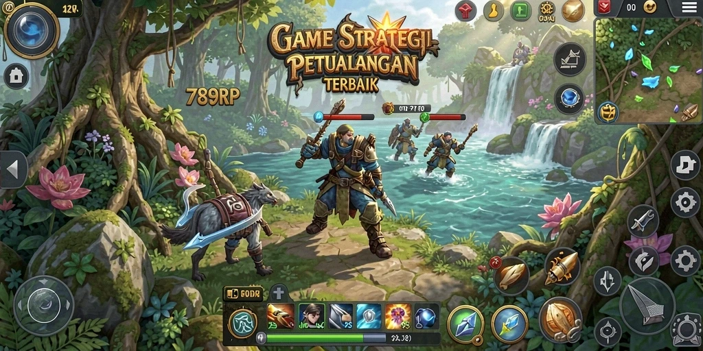 Tampilan gameplay menarik dalam 789RP dengan pertempuran strategi.