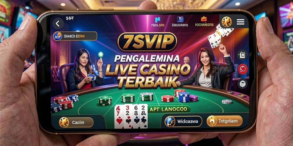 Tampilan gameplay Live Casino yang menarik di 7SVIP.