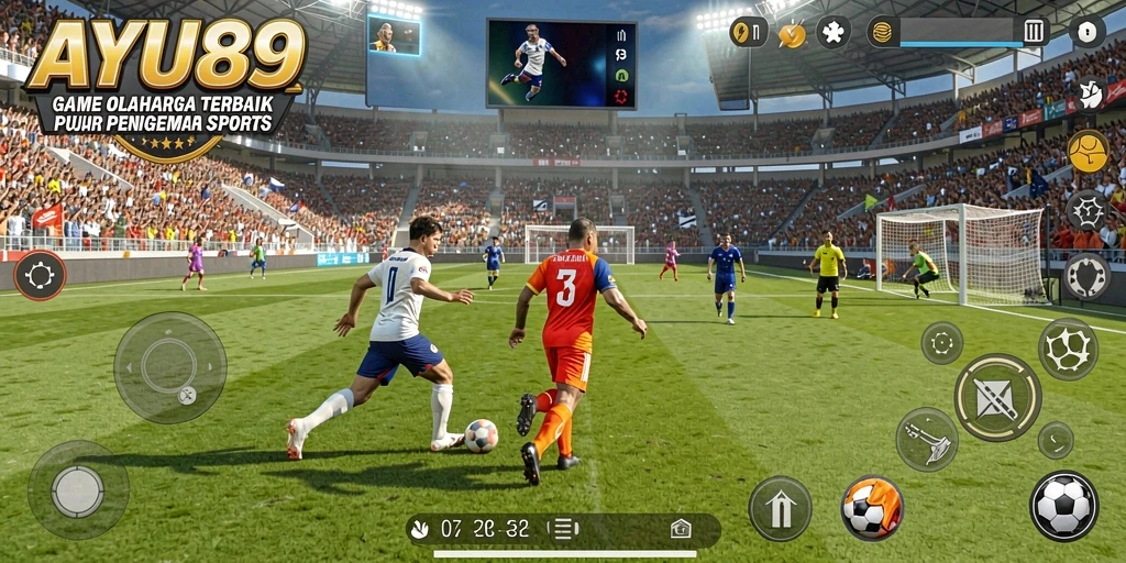 Screenshot AYU89 menampilkan gameplay olahraga yang seru dan interaktif.