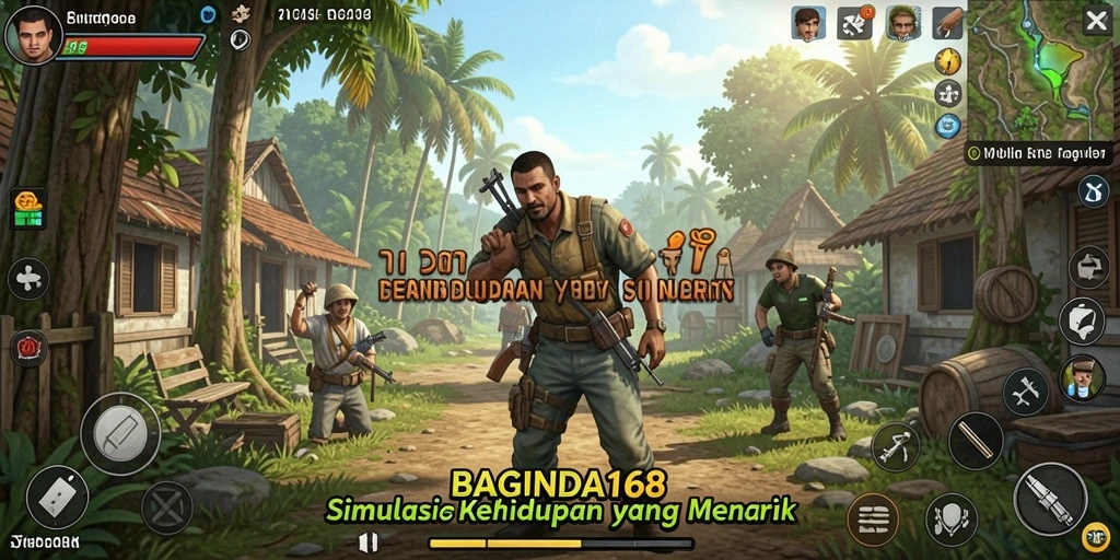 Tampilan gameplay simulasi yang realistis dan mengasyikkan.