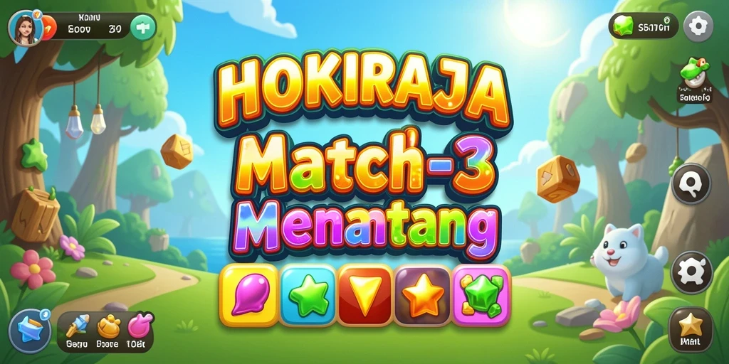 Gameplay seru HOKIRAJA dengan grafis menawan.