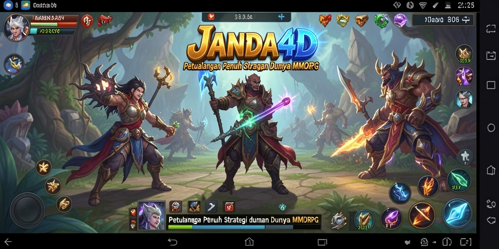 Tampilan luar biasa dari gameplay JANDA4D yang menarik.