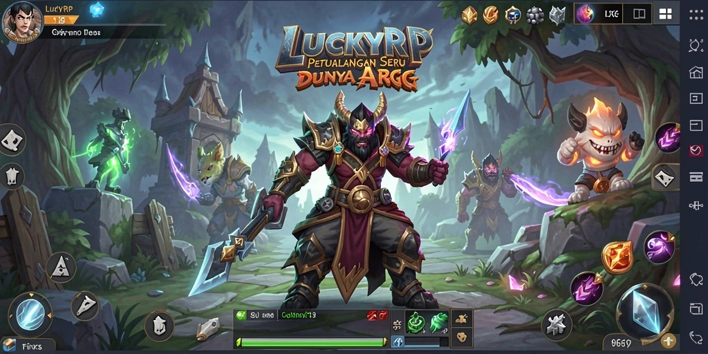 Tampilan menggembirakan dari pertarungan ARPG di LUCKYRP.
