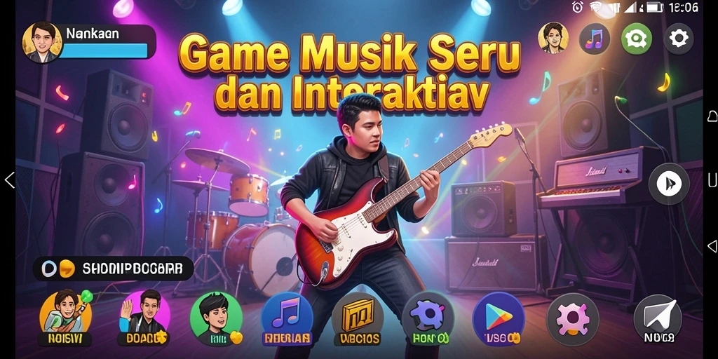 Tampilan gameplay N06 yang seru dan interaktif.