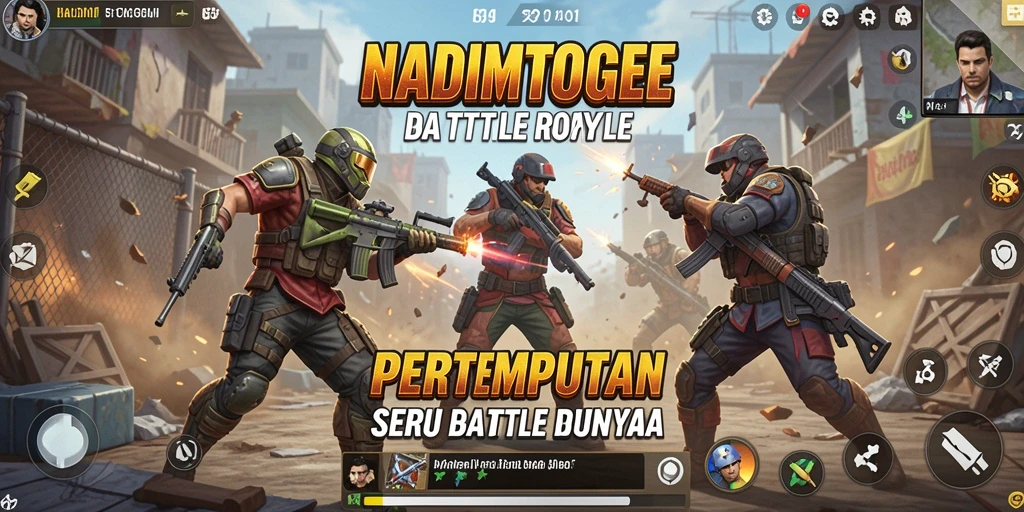 Gameplay intens di arena pertempuran NADIMTOGEL.