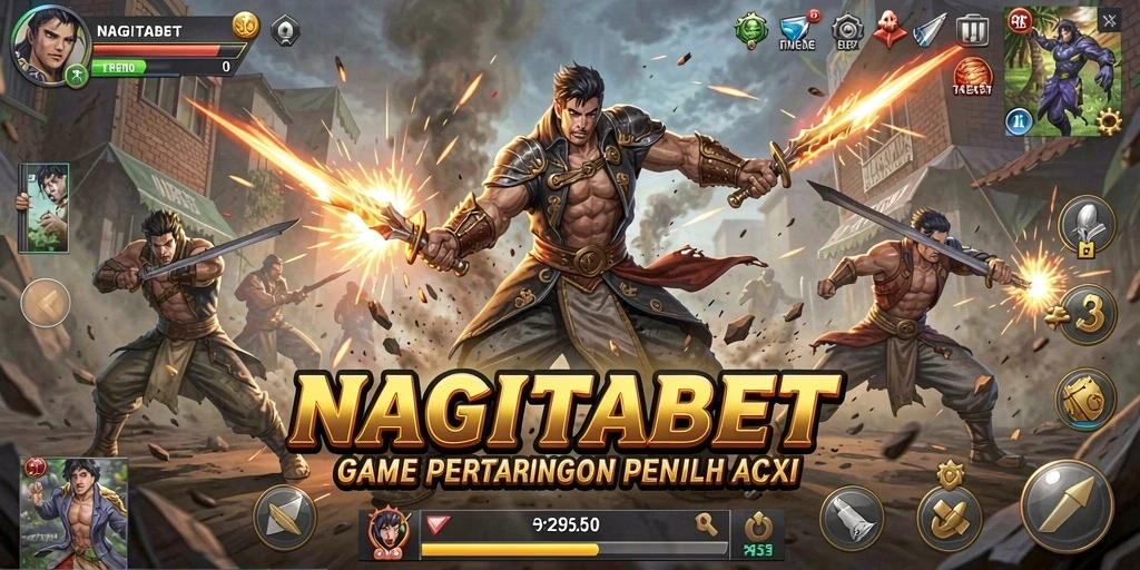 Tampilan gameplay NAGITABET yang mendebarkan dan seru.