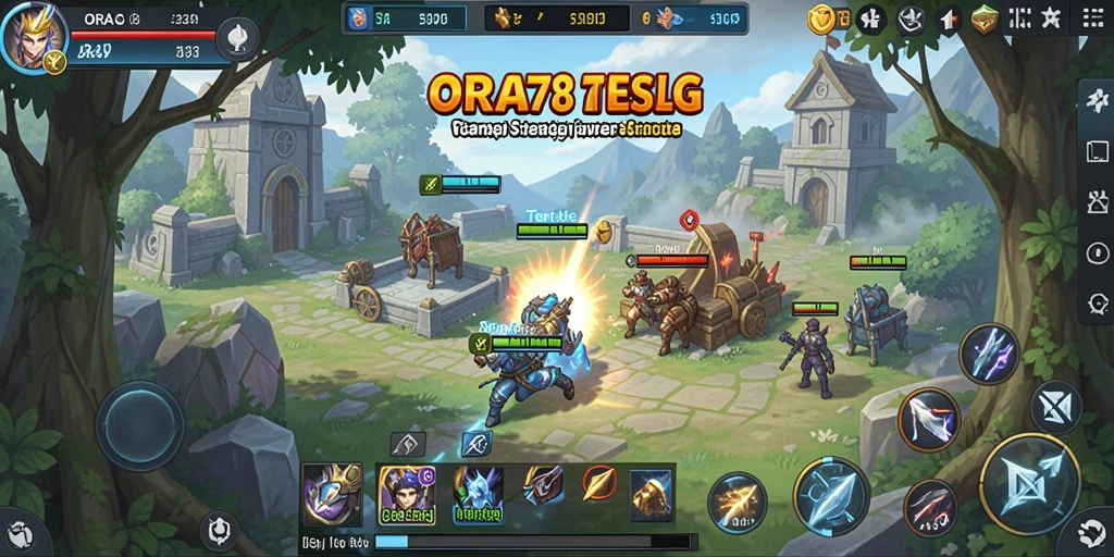 Tangkapan layar dari gameplay <strong>ORA78</strong> menunjukkan aksi strategi yang mendebarkan.