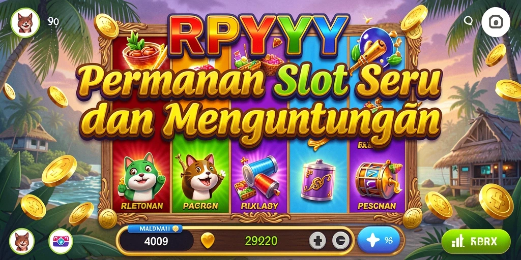 Tampilan gameplay menarik dari permainan Slot RPYYY.