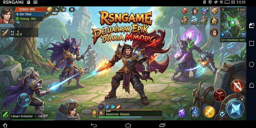 Tampilan utama gameplay RSNGAME yang memikat dan penuh aksi.