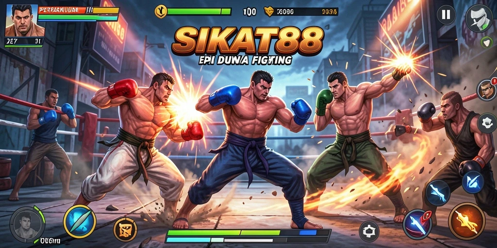 Tangkapan layar gameplay SIKAT88 yang penuh aksi.