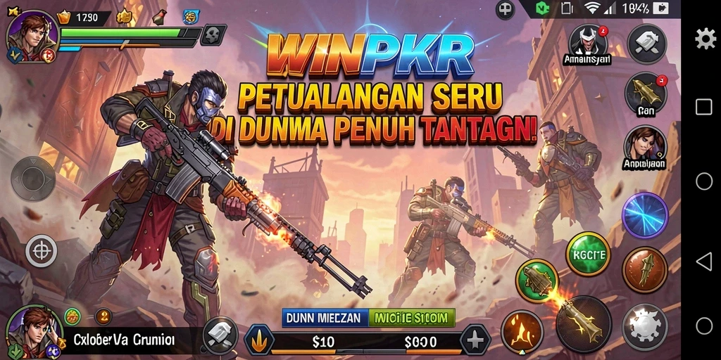 Tampilan gameplay WINPKR yang menakjubkan dalam petualangan seru.